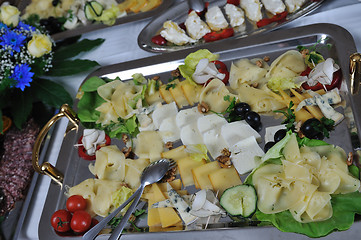 Image showing buffet food