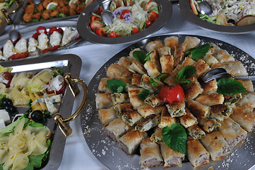 Image showing buffet food