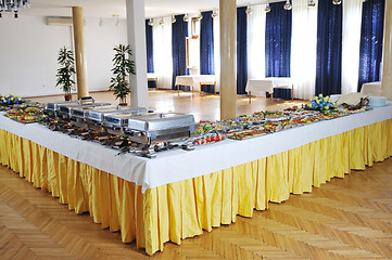 Image showing buffet food