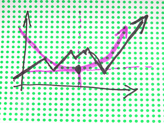 Image showing stock graph drawing