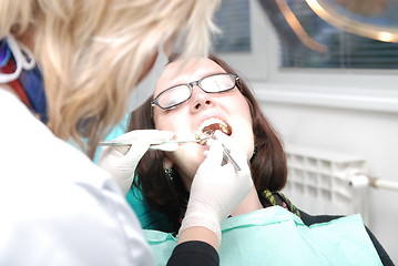 Image showing at dentist