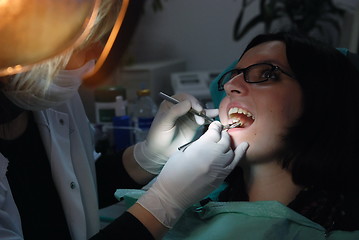 Image showing at dentist