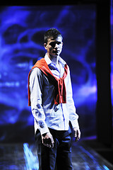 Image showing male model on fashion show