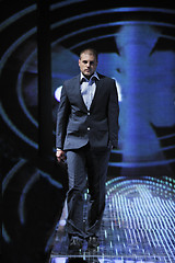 Image showing male model on fashion show