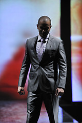 Image showing male model on fashion show