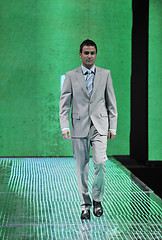 Image showing male model on fashion show