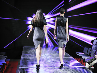 Image showing fashion show