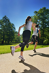 Image showing couple jogging