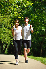 Image showing couple jogging