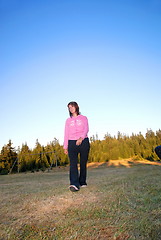 Image showing woman running