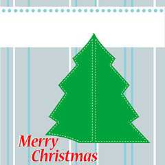 Image showing Christmas tree background