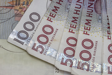 Image showing Swedish currency 