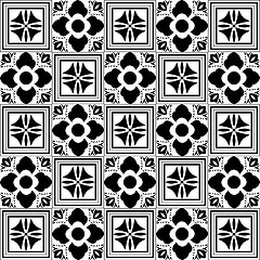 Image showing seamless floral pattern