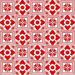 Image showing seamless floral pattern