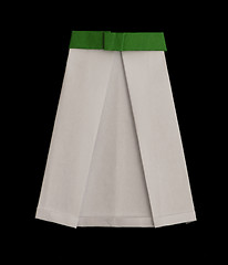 Image showing Skirt folded origami style