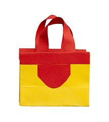 Image showing Yellow shopping bag