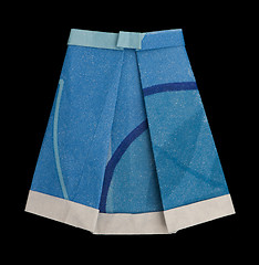 Image showing Skirt folded origami style