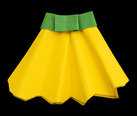 Image showing Yellow skirt 