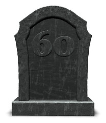 Image showing number on gravestone