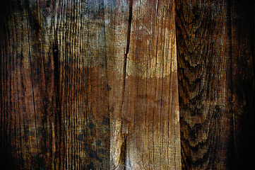 Image showing fence weathered wood background