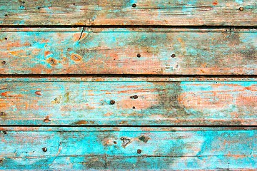 Image showing fence weathered wood background