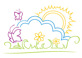 Image showing Sunny illustration