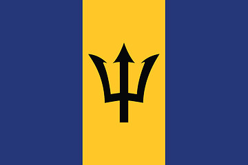 Image showing Flag of Barbados