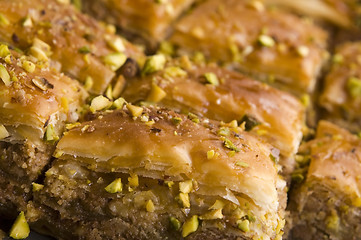 Image showing Baklava - traditional middle east sweet desert