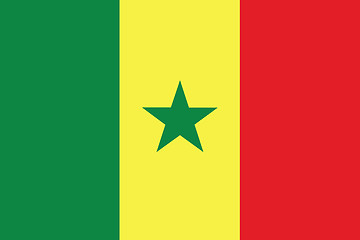 Image showing Flag of Senegal