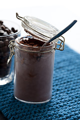 Image showing Cocoa powder in glass jar