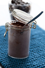 Image showing Cocoa powder in glass jar