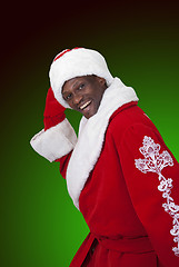 Image showing black santa