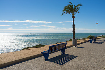 Image showing Beach promenade