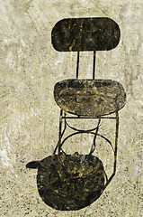 Image showing Grunge Textured Chair