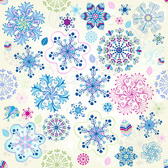Image showing Christmas seamless pattern