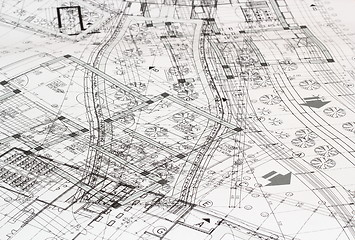 Image showing messy architectural plan