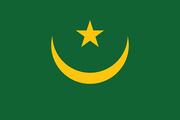Image showing Flag of Mauritania 