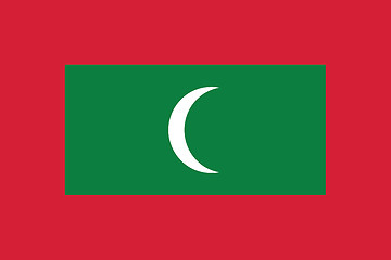 Image showing Flag of Maldives