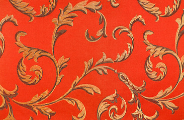 Image showing floral pattern on the fabric