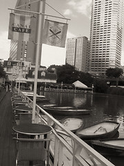 Image showing Architectural detail of Tokyo, Black and White view