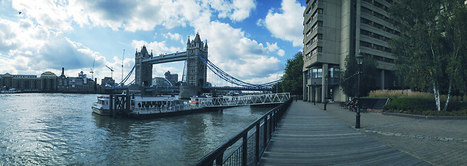 Image showing St Katharine Docks in London near Tower Bridge