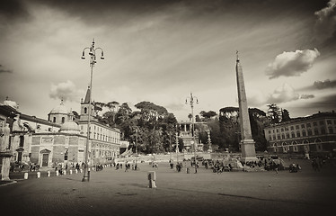 Image showing Piazza del Popolo, Rome, Italy