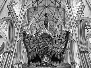 Image showing Detail in York Minster Cathedral in York 