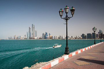 Image showing On the beach in Abu Dhabi