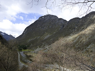 Image showing dale in the mountains of norway