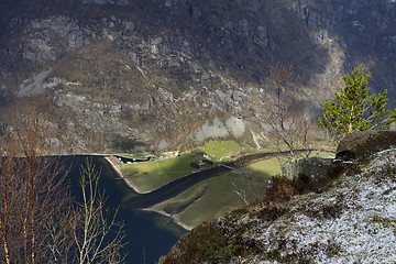 Image showing valley in norway in changeful weather