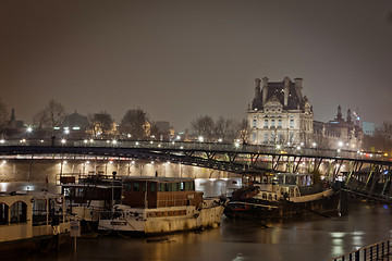 Image showing Night view of Paris - France.