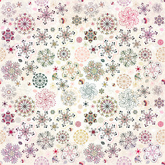 Image showing Christmas seamless pattern