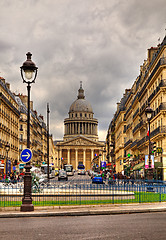 Image showing Rue Sufflot in Paris