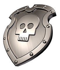 Image showing skull on shield